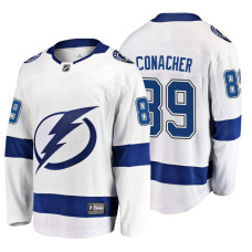 #89 Cory Conacher 2018 Fanatics Branded Breakaway White Away jersey