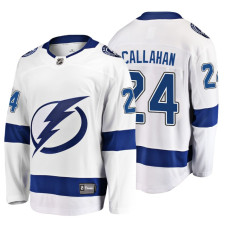 #24 Ryan Callahan 2018 Fanatics Branded Breakaway White Away jersey