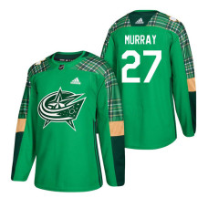 #27 Ryan Murray 2018 St. Patrick's Day Jersey Green