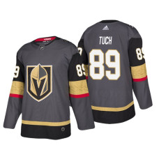#89 Alex Tuch Home Authentic Player Grey jersey