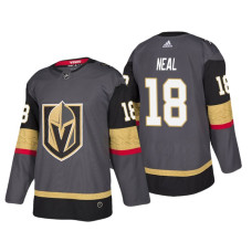 #18 James Neal Home Authentic Player Grey jersey