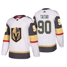 #90 Tomas Tatar Authentic Player White Away jersey