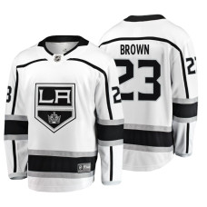 Dustin Brown Fanatics Branded Breakaway White Away Jersey
