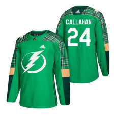#24 Ryan Callahan 2018 St. Patrick's Day Green Jersey