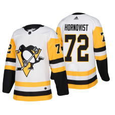 #72 Patric Hornqvist Authentic Player White Away jersey