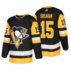 #15 Riley Sheahan Home Authentic Player Black jersey