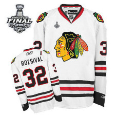 Michal Rozsival #32 White 2015 Stanley Cup Away Jersey