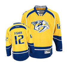 Mike Fisher #12 Gold Home Jersey