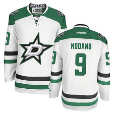 Mike Modano #9 White Away Authentic Jersey