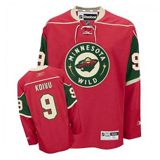 Mikko Koivu #9 Red Home Authentic Jersey