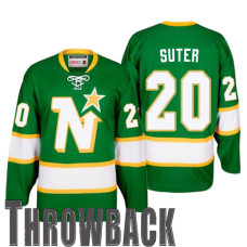 #20 Ryan Suter Green Minnesota North Star 1967 Throwback Jersey