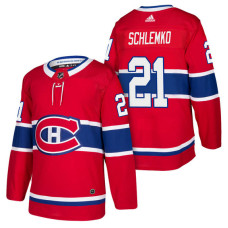 #21 David Schlemko Red 2018 New Season Player Home Jersey