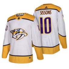#10 Colton Sissons White 2018 New Season Authentic Team Away Jersey