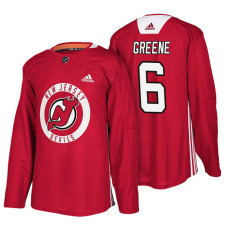 #6 Red New Season Practice Andy Greene Jersey