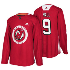 #9 Red New Season Practice Taylor Hall Jersey