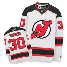 Martin Brodeur #30 White Away Authentic Jersey
