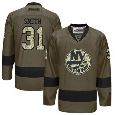 Billy Smith #31 Green Camo Player Jersey