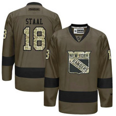 Marc Staal #18 Green Camo Player Jersey