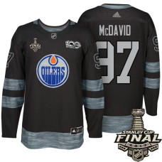#97 Connor McDavid Black 2017 Stanley Cup Final 100th Classic Limited Fashion Jersey