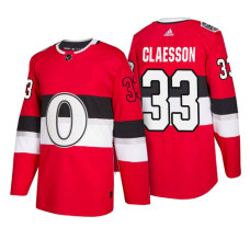 #33 Red NHL100 Classic Fredrik Claesson Jersey