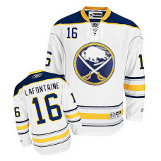 Pat Lafontaine #16 White Away Authentic Jersey
