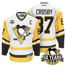 Sidney Crosby #87 White 2016-17 New Season Away Premier Jersey