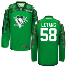 Kris Letang #58 Green St. Patrick's Day Jersey