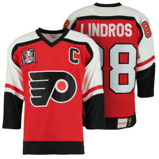 #8 Eric Lindros Orange Throwback Premier Jersey