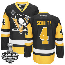 Justin Schultz #4 Black 2016 Stanley Cup Alternate Final Bound Jersey