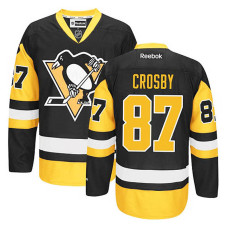 Sidney Crosby #87 Black/Gold Alternate Jersey
