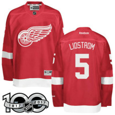 #5 Nicklas Lidstrom Red 100 Greatest Player Jersey