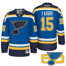 Robby Fabbri #15 Blue 50th Anniversary Jersey