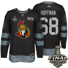 #68 Mike Hoffman Black 2017 Stanley Cup Final 100th Classic Limited Fashion Jersey