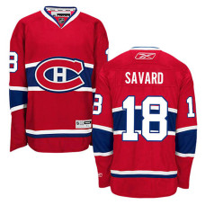Serge Savard #18 Red Home Jersey