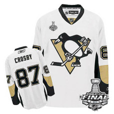 Sidney Crosby #87 White 2016 Stanley Cup Away Finals Jersey