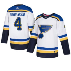 #4 White Authentic Away Carl Gunnarsson Jersey