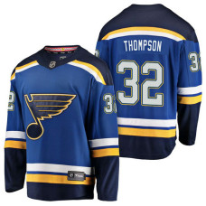 #32 Breakaway Player Tage Thompson Jersey Blue