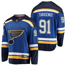 #91 Blue Breakaway Vladimir Tarasenko Home Jersey