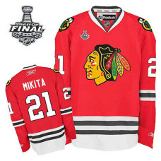 Stan Mikita #21 Red 2015 Stanley Cup Home Jersey
