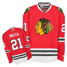 Stan Mikita #21 Red Home Jersey