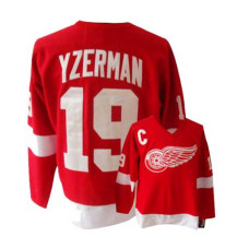 Steve Yzerman #19 Red Throwback Jersey