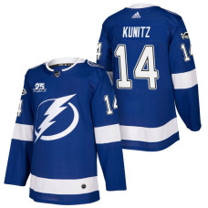 #14 Chris Kunitz Blue 2018 New Season Home Authentic Jersey With Anniversary Patch