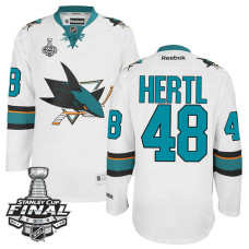 Tomas Hertl #48 White 2016 Stanley Cup Away Champions Jersey