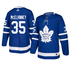 #35 Royal Authentic Home Curtis McElhinney Jersey