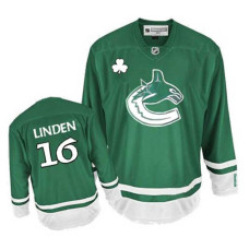 Trevor Linden #16 Green St. Patrick's Day Jersey