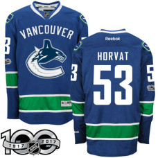 #53 Bo Horvat Royal 2017 Anniversary Patch Player Jersey