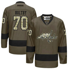 Braden Holtby #70 Green Camo Player Jersey