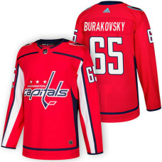 #65 Andre Burakovsky Red 2018 New Season Home Authentic Jersey With Anniversary Patch