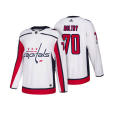 #70 Braden Holtby White 2018 Season Anniversary Patch Team Road Jersey