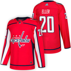#20 Lars Eller Red 2018 New Season Home Authentic Jersey With Anniversary Patch